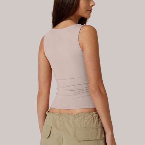 Square Neck Sleeveless