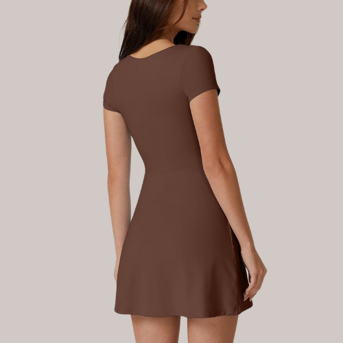Square Neck Tennis Dress
