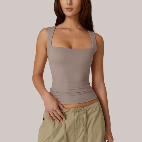 Square Neck Sleeveless