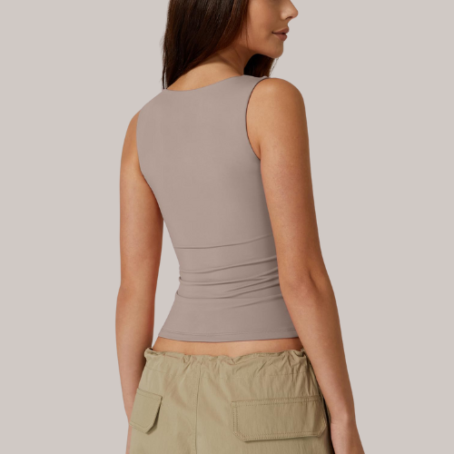 Square Neck Sleeveless