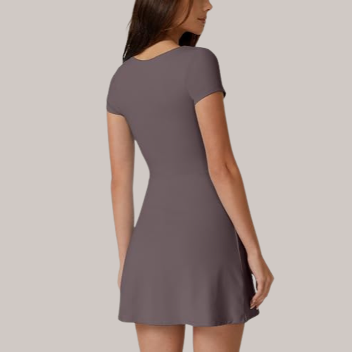 Square Neck Tennis Dress