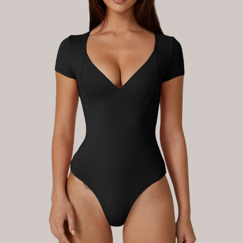 V Neck Bodysuit
