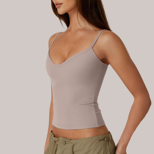 Sleeveless Sweetheart Neck Cropped Tank Top