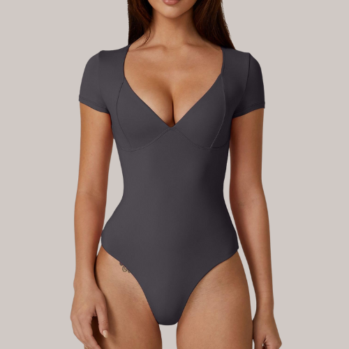 V Neck Bodysuit