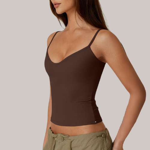 Sleeveless Sweetheart Neck Cropped Tank Top