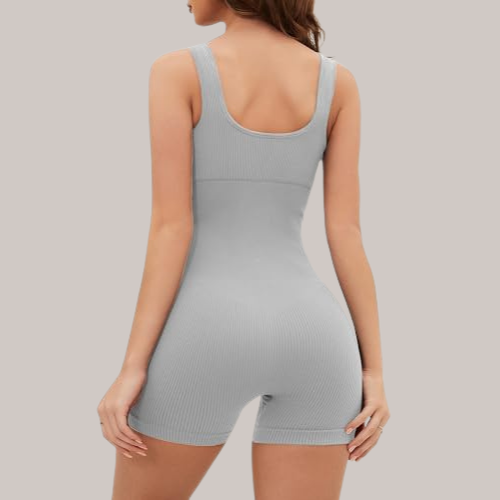 Seamless Romper Square Neck Padded Bra