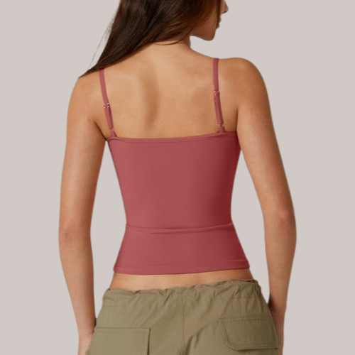 Sleeveless Sweetheart Neck Cropped Tank Top