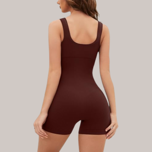 Seamless Romper Square Neck Padded Bra