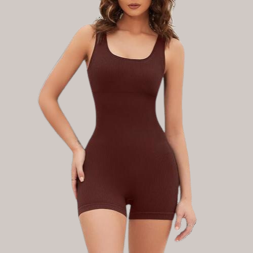 Seamless Romper Square Neck Padded Bra