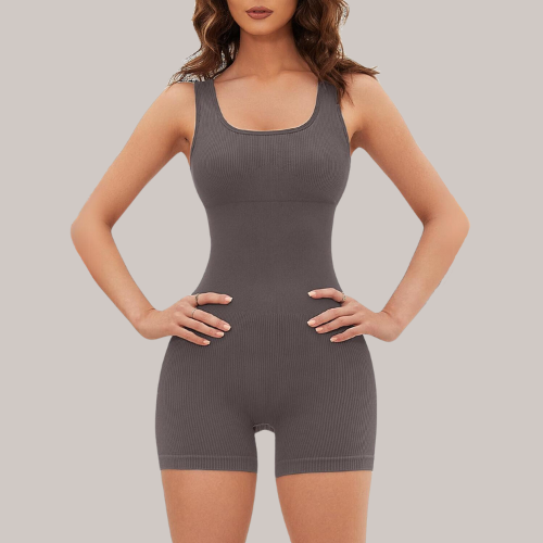 Seamless Romper Square Neck Padded Bra
