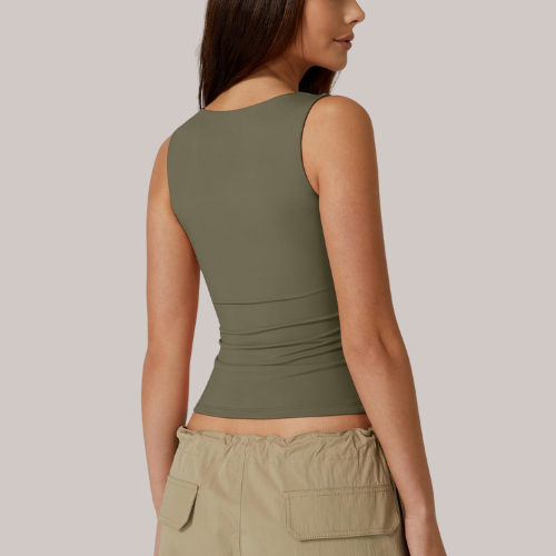 Square Neck Sleeveless