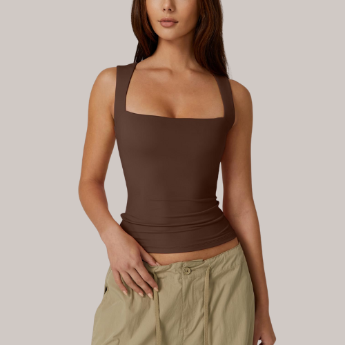 Square Neck Sleeveless