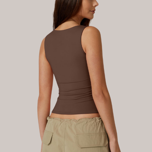 Square Neck Sleeveless