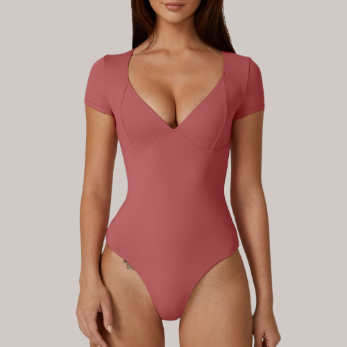 V Neck Bodysuit
