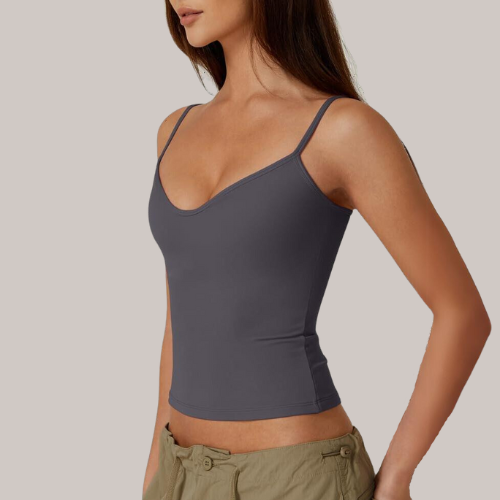 Sleeveless Sweetheart Neck Cropped Tank Top