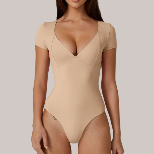 V Neck Bodysuit
