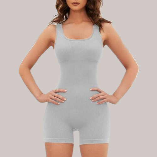 Seamless Romper Square Neck Padded Bra