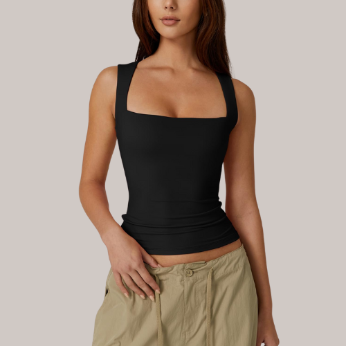 Square Neck Sleeveless