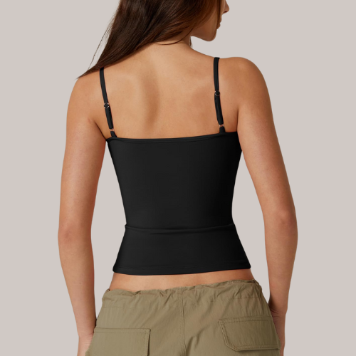 Sleeveless Sweetheart Neck Cropped Tank Top