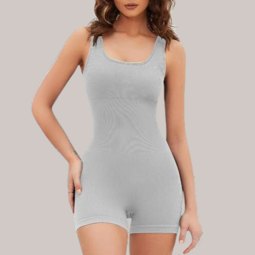 Seamless Romper Square Neck Padded Bra