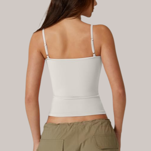 Sleeveless Sweetheart Neck Cropped Tank Top