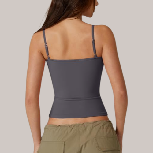 Sleeveless Sweetheart Neck Cropped Tank Top
