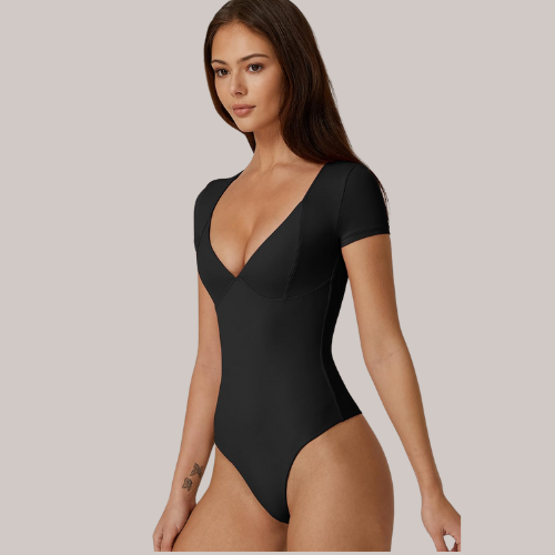 V Neck Bodysuit