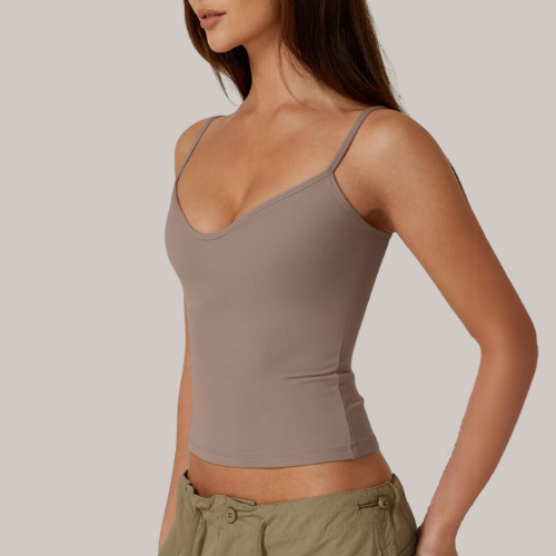 Sleeveless Sweetheart Neck Cropped Tank Top