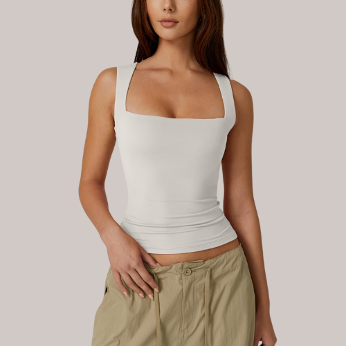 Square Neck Sleeveless