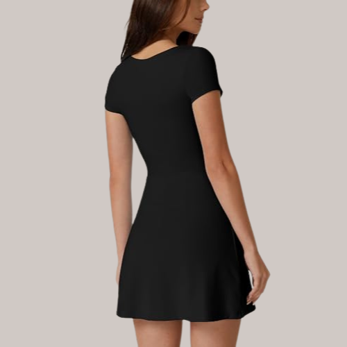 Square Neck Tennis Dress