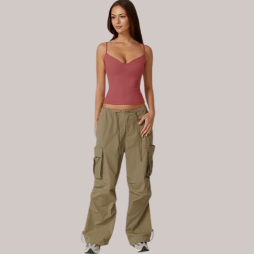 Sleeveless Sweetheart Neck Cropped Tank Top