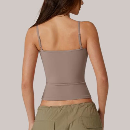 Sleeveless Sweetheart Neck Cropped Tank Top