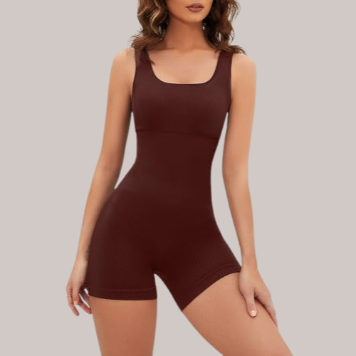 Seamless Romper Square Neck Padded Bra