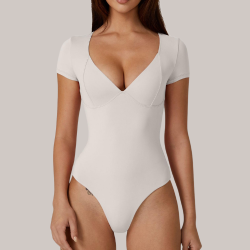 V Neck Bodysuit