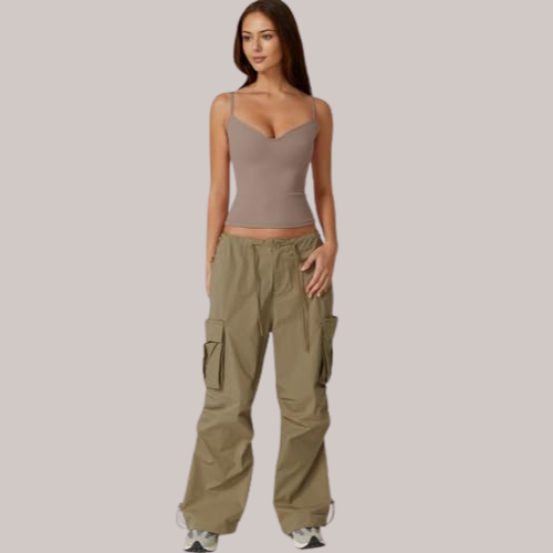 Sleeveless Sweetheart Neck Cropped Tank Top