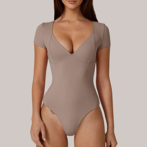 V Neck Bodysuit