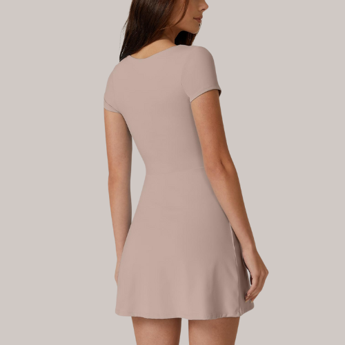 Square Neck Tennis Dress