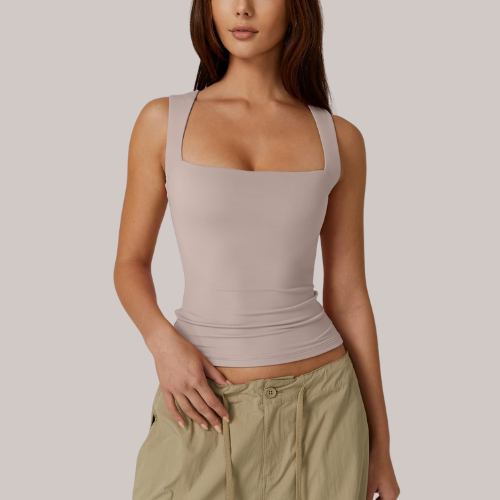 Square Neck Sleeveless